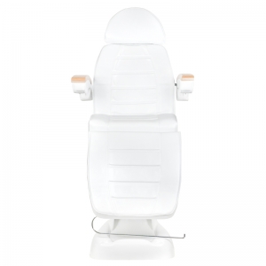 Fotel kosmetyczny elektr. Lux biały podgrzewany  (142852)