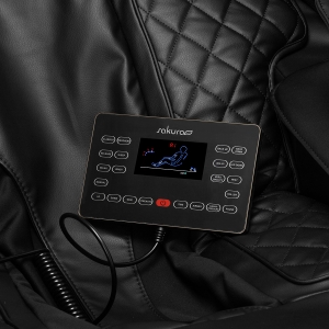 Sakura fotel masujący Luxury 808 czarno beżowy (143080)