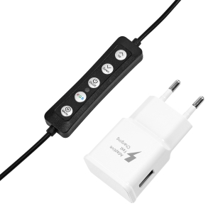 GLOW lampa pierścieniowa ring 10"" RGB bsc ze statywem 10W (148019)