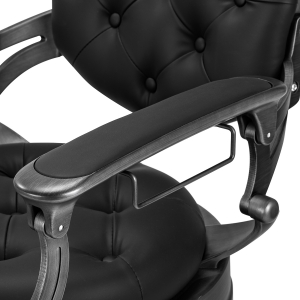 Gabbiano fotel barberski Niccolo czarny (148993)