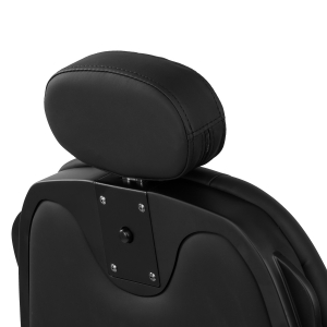 Gabbiano Fotel barberski Francesco czarny z czarną ramą (153411)