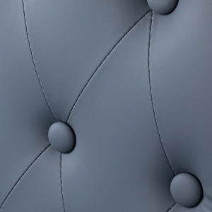 Gabbiano Fotel barberski Francesco grafitowy z czarną szczotkowaną ramą (153413)