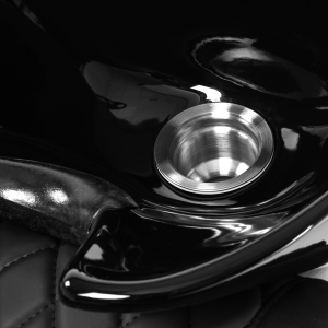 Gabbiano Myjnia fryzjerska Sylvia z elektrycznym podnóżkiem i masażem czarna (153418)