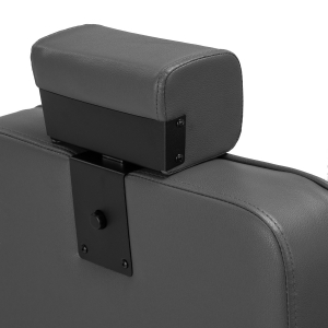 Hair System fotel barberski BM88066B szary czarna rama  (154178)