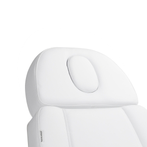 Fotel kosmetyczny elektr. Azzurro Lux 3m biały z podgrzewaniem  (154877)