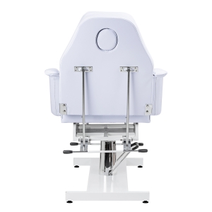 Fotel kosmetyczny Sillon hydrauliczny v2 210 zimna biel