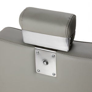 Gabbiano fotel barberski Visionerio szary chrom rama  (155246)