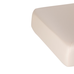 Leżanka SPA Sillon Siesta kremowa z czarną podstawą (154683)