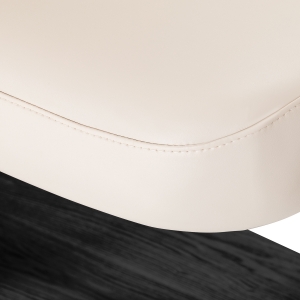 Leżanka SPA Sillon Relax kremowa z czarną podstawą (154686)