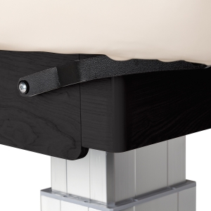 Leżanka SPA Sillon Comfort kremowa z czarną podstawą (154688)