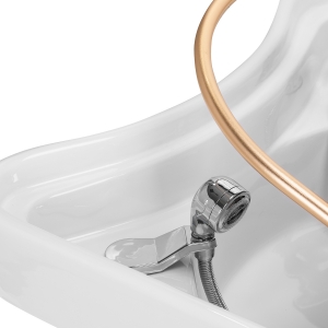 Myjnia fryzjerska z leżanką Head Spa Gabbiano 017 beżowa (155903)