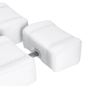 Fotel kosmetyczny do pedicure elektryczny Azzurro 706 1 silnik biały (154883)