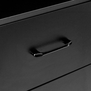 Stacja fryzjerska Labor Gabbiano TOTEM czarna z czarnym okuciem  (154237)