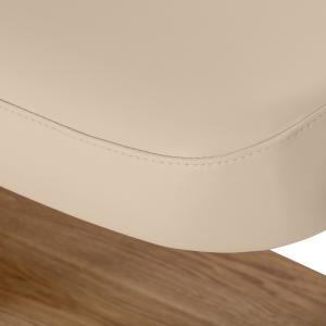 Leżanka SPA Sillon Relax beżowa z jasnobrązową podstawą (156151)