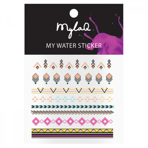 MYLAQ MY AZTEK WATER STICKER NAKLEJKI DO PAZNOKCI 