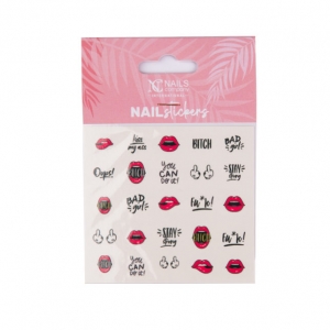 NC NAILS COMPANY NAKLEJKI WODNE 2D-BAG GIRL