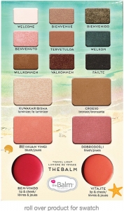 theBALM BALM VOYAGE VOL.2 FACE PALETTE PALETA KOSMETYKÓW DO TWARZY