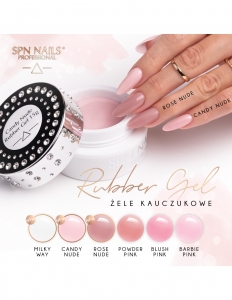 SPN NAILS CANDY NUDE RUBBER BUILDER GEL 50g