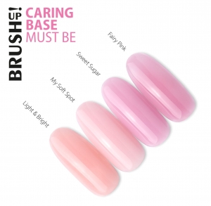 BRUSH UP! CARING BASE MUST BE NAIL BASE UV LED
