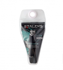 STALEKS BEAUTY & CARE 30 FOR MEN OBCINACZKI DO PAZNOKCI DLA MĘŹCZYZN Z SILIKONOWYM UCHWYTEM