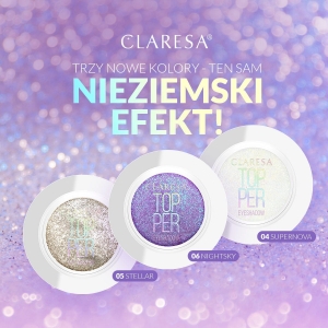 CLARESA CIEŃ DO POWIEK TOPPER