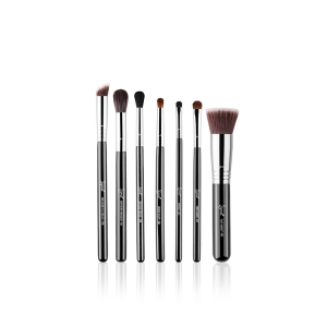 SIGMA BEAUTY BEST OF SIGMA BRUSH SET CHROME FERRULE ZESTAW PĘDZLI DO MAKIJAŻU