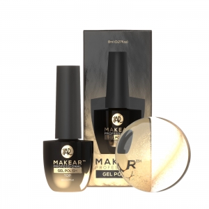 MAKEAR TOP NO WIPE CAT EYE GOLD UV LED 8ML