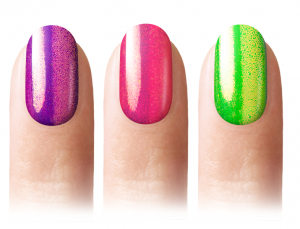 NAIL GLITTER PIXEL EFFECT NEON