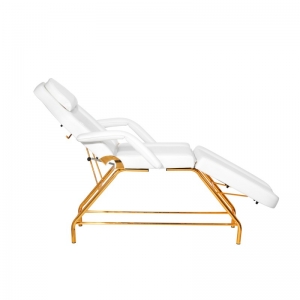 ACTIVESHOP FOTEL KOSMETYCZNY SILLON 211 GOLD PRO BIAŁY