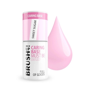 BRUSH UP! BAZA HYBRYDOWA DO PAZNOKCI CARING BASE  SWEET SUGAR 5G