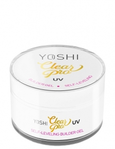 YOSHI PROFESIONNAL ŻEL CLEAR PRO GEL UV LED SELF LEVELING 50 ml