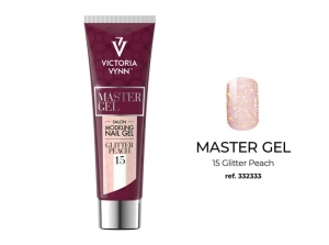 VICTORIA VYNN MASTER GEL UV LED 60G, 15 Glitter Peach