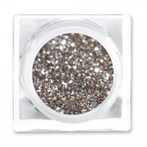 LIT COSMETICS COLOURS EYESHADOW GLITTER JAR  HEAVY METAL