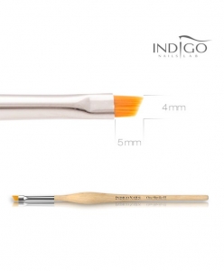 NAILS ONE STROKE BRUSH II - PĘDZEL DO NAKŁADANIA FARBEK NATURALNE DREWNO