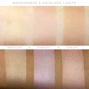 MAKEUP GEEK KATHLEEN LIGHT HIGHLIGHTER PALETTE PALETA ROZŚWIETLACZY