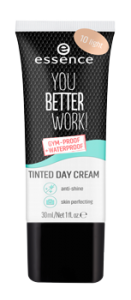 ESSENCE YOU BETTER WORK! TINTED DAY CREAM MATOWY KREM KOLORYZUJĄCY NA DZIEŃ