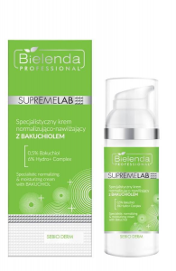 BIELENDA SUPREMELAB SEBIO DERM SPECJALISTYCZNY KREM NORMALIZUJĄCO-NAWILŻAJĄCY Z BAKUCHIOLEM 50ML