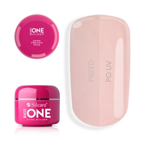 SILCARE BASE ONE ŻEL UV FRENCH PINK DARK