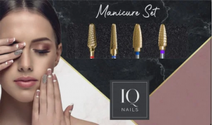 IQ NAILS GOLD SET HYBRYDA/ ŻEL (IQN ZESTAW MANI 18)