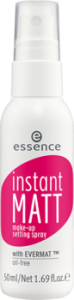 ESSENCE INSTANT MATT MAKE-UP SETTING SPRAY MATUJĄCY SPRAY UTRWALAJĄCY MAKIJAŻ 