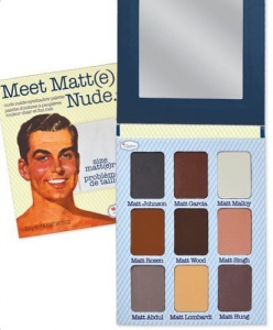 theBALM MEET MATT(E) NUDE EYESHADOW PALETTE PALETA MATOWYCH CIENI DO POWIEK