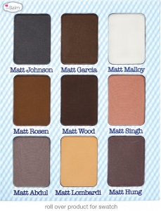 theBALM MEET MATT(E) NUDE EYESHADOW PALETTE PALETA MATOWYCH CIENI DO POWIEK