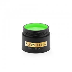 SŁOWIANKA EASY LEVELING BUILDER GEL UV/LED ŻEL BUDUJĄCY MILKY NEON KIWI 