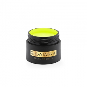 SŁOWIANKA EASY LEVELING BUILDER GEL UV/LED ŻEL BUDUJĄCY MILKY NEON LEMON 