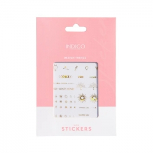 NAKLEJKI SAMOPRZYLEPNE NA PAZNOKCIE SPIRITUAL GOLD - HOLOGRAPHIC