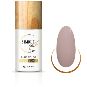 SIMPLE NAILS UV/LED GEL POLISH PURE COLOR LAKIER HYBRYDOWY NUDE 