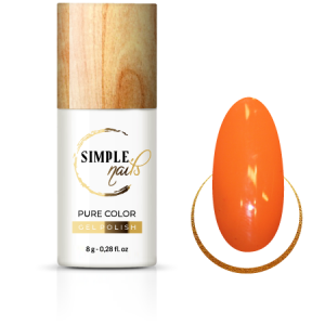 SIMPLE NAILS UV/LED GEL POLISH PURE COLOR LAKIER HYBRYDOWY ORANGE TREE