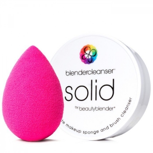 BEAUTYBLENDER ORIGINAL AND SOLID CLEANSER KIT GĄBECZKA DO MAKIJAŻU I MINI MYDEŁKO SOLID