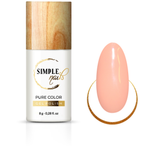 SIMPLE NAILS UV/LED GEL POLISH PURE COLOR LAKIER HYBRYDOWY PEACH TREE