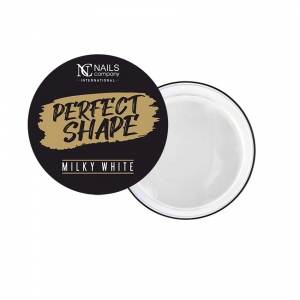 NC NAILS COMPANY ŻEL UV/LED PERFECT SHAPE - MILKY WHITE 15G